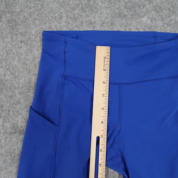 Lululemon Leggings Womens 4 Speed Up Full On Luxtreme 28" True Blue Run Gym Yoga - Picture 3 of 9